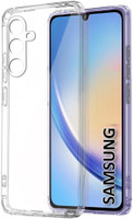 Hamz Back Cover for Samsung Galaxy A34 5G(Transparent, Camera Bump Protector, Pack of: 1)