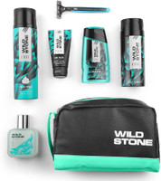 Wild Stone Edge Grooming Kit for Men | 7 IN 1 Gifting Combo | Essential Grooming Combo(7 Items in the set)