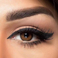 Royal Empire Weekly Disposable(Dark Brown eye lens, Colored Contact Lenses, Pack of 3)