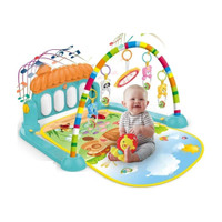 HIM TAX 5 in 1 Baby Gym Mat Piano Gym Mat Rack Infant Music Fitness Rack Rattle Toy(Multicolor)