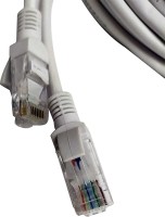 LAN1MG01 1 m LAN Cable(Compatible with computer, ethernet interface, internet, gray)