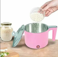 NIMYANK Electric Skillet Noodles Rice Cooker Thermal Insulation Cooking Pot 017 Rice Cooker, Egg Boiler, Travel Cooker, Electric Pressure Cooker(1.8 L, Multicolor)