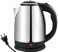 Infinity Creation 20001-Hot Water Pot Portable Boiler Tea Coffee Warmer Heater Cordless Electric Kettle (2, Silver) Electric Kettle(2 L, Silver, Black)