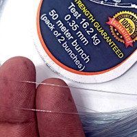 CORAL INDIA Monofilament Fishing Line(Grey)