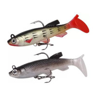 HyperTrex Soft Bait Silicone Fishing Lure(Pack of 2, Size 5)