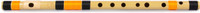 Radhe Flutes D Sharp Bansuri Middle Octave Left Handed PVC Flute(43.5 cm)