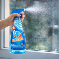 Bananawipe Mirror Glass Cleaner Spray 500 mL Fast Dry Streak Free Shine for Home Use(500 ml)