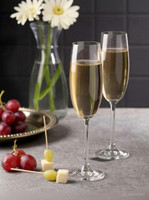 New Town (Pack of 2) Crystal Wine Glass Glass Set Wine Glass(200 ml, Glass, Clear)
