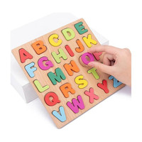 ZRIYOS Wooden Educational Creative learning A To Z English Alphabets Board Puzzle(Multicolor)
