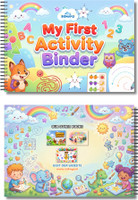 Sakuya My First Activity Book for 3+ Year Old | Montessori Busy Book(Multicolor)
