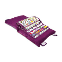 himanshu tex Soft Pillow Book with English Alphabets,Numbers,Spellings for Playing Kids(Purple)