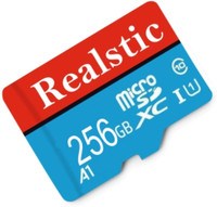 Realstic Memory Car || MMC Ultra 256 GB MicroSD Card Class 10 130 MB/s  Memory Card Compatible with Camera, Camera, Gaming Console, Mobile, Tablet