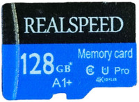 Realspeed REALDQM-128G-B35 A1PLUS 128 GB Memory Stick Class 10 130 MB/s  Memory Card Compatible with Camera, Computer, Gaming Console, Mobile, Tablet