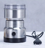 Ghoba By Mini Stainless Steel Coffee Spice Nuts Grains Bean Grinder Mixer (300W) MINI 300 Juicer Mixer Grinder (1 Jar, Silver2)