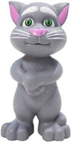 Impressions Talking Tom Cat Toy for Kids Speaking Repeats What You Say - Best Gift(Grey)