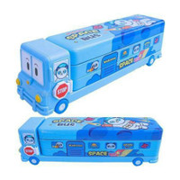 MSN magic bus magic bus geometry Art Metal Pencil Box(Set of 1, Multicolor)