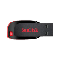 SanDisk Cruze Blade SDCZ50 128 GB Pen Drive Compatible with Desktop Computer, Laptop, Television USB 2.0 Plastic Case(Red, Black)