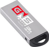 GNS World G-54g 128 GB Pen Drive Compatible with Mobile, Laptop, Desktop Computer, Audio Player, Tablet USB 2.0 Metal Case(Silver)