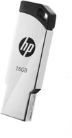 HP v236w 16 GB Pen Drive Compatible with Laptop, Mobile, Desktop Computer, Audio Player USB 2.0 Metal Case(White, Black)