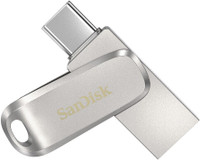 Sundisk 1TB Ultra Dual Drive Luxe USB Type-C - (USB) SDDDC4-1T00-G46 (OTG), Silver 1 TB OTG Drive(Silver, Type A to Type C)