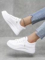 Layasa Layasa New Attractive Lightweight Sneakers For Women(White , 4)