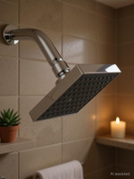 Clint by InBath 4x4 Inches Square Overhead Shower For Bathroom ST Shower Head