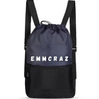 EMMCRAZ Sports Drawstring Bag Backpack for Men Women -Gym Bag(Black, Drawstring Bag)