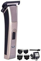 Geemy G-657 Professional Hair Trimmer, Hair Clipper, High PerformanceTrimmer Trimmer 100 min  Runtime 4 Length Settings(Silver)