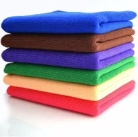 MEGAKLEEN Microfiber Vehicle Washing  Cloth(Pack Of 6, 280 GSM)