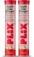 The Plant Fix Plix Apple Cider Vinegar Effervescent Tablet with mother,Vit B6 & B12 for weight loss(2 x 15 No)