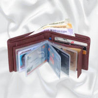 AMNEE Men Casual, Evening/Party, Formal, Trendy, Travel Brown Artificial Leather Money Clip(8 Card Slots)