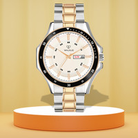 Walrus White Dial Analog Day Date Function Metal Chain Wrist Watch For Men ELITE-XXII Analog Watch  - For Men