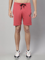 MACK JONNEY Self Design Men Pink Sports Shorts