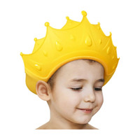shopvexa Silicone Baby Shower Cap Adjustable Waterproof Bath Hat for Kids
