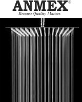 ANMEX 12x12 (12 Inch) UltraSlim Heavy SS Rain Shower Head with 18inch Arm(Chrome)