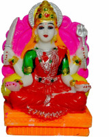 ATUT Santoshi maa idol for Home temple in Small size Decorative Showpiece  -  11.5 cm(Polyresin, Multicolor)