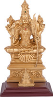SHIRPHAKALA – Divine Handicrafts Sri Kanchi Kamakshi Amman | Resin Idol | 7.6 Inch |Gold Finish Decorative Showpiece  -  19.5 cm(Polyresin, Gold)