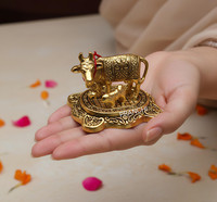 pranchi Decorative Showpiece  -  5 cm(Metal, Gold)