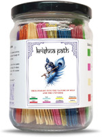 6TFLYs Krishna Quote Jar – Gita Path Mood-Based Daily Wisdom Decorative Showpiece  -  10 cm(Glass, White)