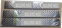 FAM2GUL Sill Plate/Door Foot Step in Stainless Steel. For BOLERO NEO (Set of 4 Pcs) Door Sill Plate