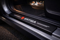 Elitestore Ertiga Carbon Fiber Door Sill Protector Sticker (Set of 4) 072 Door Sill Plate