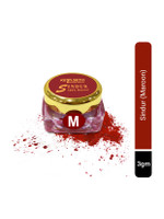 KEYA SETH AROMATHERAPY 100% Natural Dust Sindoor Maroon with Herbs Extracts & Floral Pigments Kumkum, No side Effects & No Hair Fall - 3gm Sindur(Maroon)