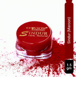 KEYA SETH AROMATHERAPY 100% Natural Red Sindoor Powder – Long Lasting, Smudge-Proof, Floral Pigments Sindur(Maroon)