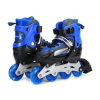 Pramukh Fashion Adjustable Inline Skates Roller Blades for Girls and Boys In-line Skates In-line Kids Size  6 UK - 9 UK(Adjustable, Advanced, Blue)