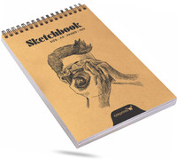 Askprints A5 Craft Cover Sketchbook | Sketchpad for Artists | Sketching and Drawing Paper Sketch Pad(50 Sheets)