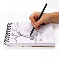 KRASHTIC A5 Sketch Book for Drawing and Sketching 140 GSM Ivory Sheet For Artist Set of 1 Sketch Pad(50 Sheets)
