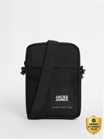 JACK & JONES Black Sling Bag Brand Logo Print