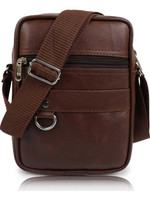 TORRENTO Brown Shoulder Bag Men & Women Tan Messenger Bag