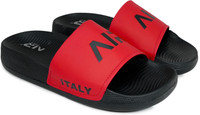 Air Lifestyle Men Slippers(Red , 8)