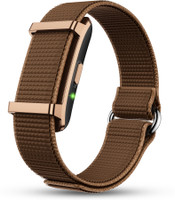 Pebble Qore 2 Fitness Band | Advanced Activity & Health Tracking | 45 Days Battery Life(Brown Strap, Size : Free Size)